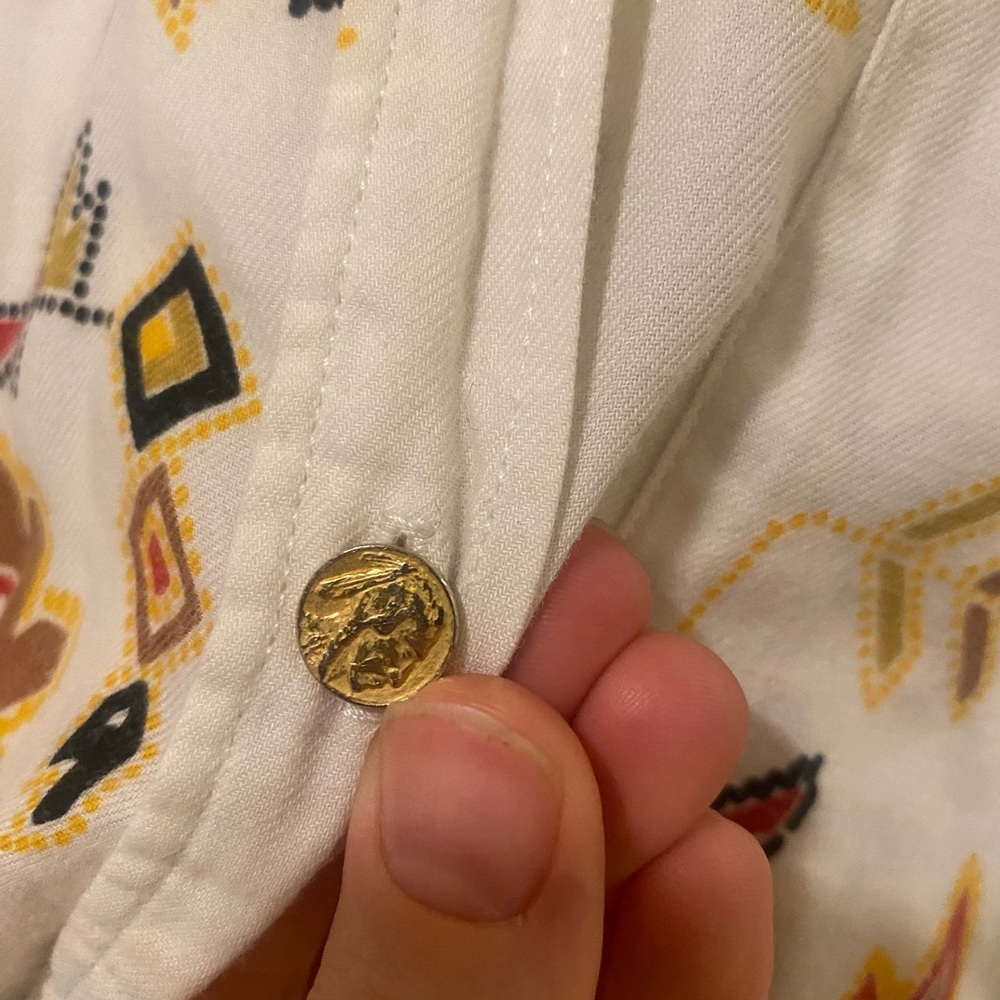 Kenzo Jeans southwestern inspired button down - Picture 3 of 6